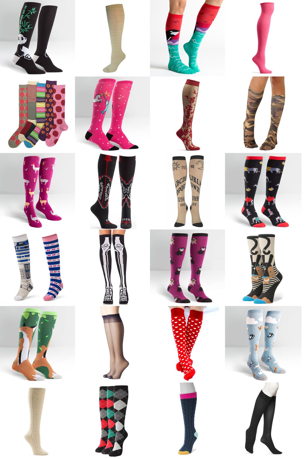 knee high womens socks